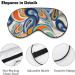 LynaRei Ethnic Orange Blue Paisley Sleep Mask for Full Night's Sleep and Travel - Style-4 - Buy Online on GoSupps.com