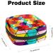 Rainbow Mosaic Tie-Up Bag for Women | Portable Menstrual Pad & Cup Storage | Ideal for Teens and Girls - Buy Online on GoSupps.com