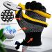 Mechanic Gloves Work Gloves 10 Pairs Non-Slip Breathable Mechanic Gloves Nylon Gardening Gloves with Wrist Brace Elastic Stainproof Seamless Knit Gloves - Buy Online on GoSupps.com