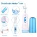 Portable Cordless Water Flosser - Rechargeable Oral Irrigator for Teeth Cleaning Braces & Travel - IPX7 Waterproof 4 Modes - Buy Online on GoSupps.com