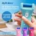 4 x Extra Coarse Blue Replacement Rollers for Emjoi Micro Pedi - Electric Foot File Heads for Rough, Dry, Callused Feet - Buy Online on GoSupps.com