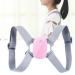 Ymiko Smart Back Brace Posture Corrector for Hunchback Prevention Vibration Reminder Adjustable Strap for Adults and Kids Comfortable Wear with ABS and Nylon Material