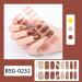 QHHVAIT Semi Cured Gel Nail Polish Stickers Fashion Design Classical Strips Waterproof Adhesive Full Wraps Gel Nail Art Stickers Style Bsg070 - Buy Online on GoSupps.com