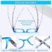 Cojwis 5 Pack Reading Glasses with Blue Light Filter for Men & Women - Anti-Tiredness Glare-Free UV Protection - Buy Online on GoSupps.com
