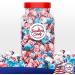 Broadway Candy Sweets Jar 800g - All American Salt Water Taffy - Individually Wrapped American Sweets - Bite Sized Candy Treats - Buy Online on GoSupps.com