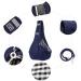 Glaitc Adjustable Pet Sling Bag - Blue/Gray Dog & Cat Carrier with Padded Shoulder Strap - Perfect for Small Pets - Buy Online on GoSupps.com