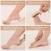 KALESUKI Foot File Callus Remover - 4-in-1 Pedicure Scrubber with Bristle Brush, Pumice Stone, Rasp, Sandpaper - Bamboo Handle for Exfoliation and Foot Care - Buy Online on GoSupps.com