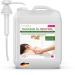 KitaMa massage oil neutral 10 -liter with lifting pump DIN 45 - Professional massage oil for physiotherapy massage Thai massage - fragrance -neutral without color & preservatives
