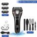 Hoquare Electric Foot File 16 in 1 Hard Skin Remover for Feet Waterproof Foot Scrub Callus Remover with 3 Replacement Rollers LCD Display Rechargeable Professional Pedicure Set Scrubber Care Kit - Buy Online on GoSupps.com
