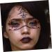 Mikinona 4 Pairs Halloween Eyeliner Stickers Decor Eyeshadow Temporary Eye Makeup Stickers Eye Makeup Tools - Buy Online on GoSupps.com