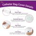 Ved Sleeve Catheter Leg Bag Holder - Washable & Durable Fibre Blends Reusable Medium Size (Pack of 4) for Comfort & Support - Buy Online on GoSupps.com
