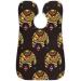 Beard Bib Apron | Non-Stick Waterproof Hair Catcher for Men | Grooming Cape with Elephants Flower Pattern - Buy Online on GoSupps.com