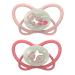 Nip Schnuller My Butterfly Night: From sustainable raw materials light and airy still-friendly & jaw-friendly silicone light red size 2 (5-18 months) red-Night size 2 (5-18 months)