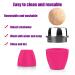 Oil Absorbing Volcanic Face Roller for Oily Skin Control | Reusable Facial Skincare Tool with Mini Massage | Pink Circle - Buy Online on GoSupps.com