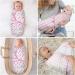 Vicloon Baby Swaddle Blankets - 2Pcs Organic Cotton Wrap for Newborns 4-6 Months, 14-18lbs - Pink - Buy Online on GoSupps.com
