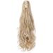 S-noilite Curly Wavy Ponytail Extension 24 155g - Dark Blonde Mix Bleach Blonde | Clip-In Synthetic Hairpiece for Women - Buy Online on GoSupps.com