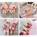 NICENEEDED 12 Sheets Nail Art Stickers Strips Self-Adhesive Full Wrap Nail Polish Stickers Manicure Decoration Kit With 1Pc Nail File For Women Girls Nail DIY(Style 5) - Buy Online on GoSupps.com