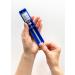 T1me Insulin Filling Support for 1ml U-100 disposable syringe (BD Micro-Fine and other insulin syringes) Insulin transfer device for Type1 Type2 diabetes Bottle Protector Case Vial Holder (Blue)