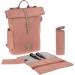 Eco-Friendly GRE Rolltop Backpack in Brown | Casual Changing Bag & Stroller Attachment with Diaper & Bottle Holder - Buy Online on GoSupps.com