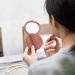 Beaupretty Small Compact Mirror - Wooden Cosmetic Mirror for Outdoor Makeup and Travel - Buy Online on GoSupps.com