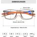 Lanomi Self-Tinting Sunshine Blue Light Filter Sunglasses for Men & Women - UV400 Photochromic Reading Glasses +1.0 to +4.0 - Flexible Gray Frame with Orange Arms - Buy Online on GoSupps.com