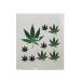5 Sheet One Bud Marijuana Leaf Temporary Tattoo Set - Weed Art Designs - Buy Online on GoSupps.com