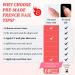 120 Pcs Long French Tip Press On Nails - Square White Tip Full Cover Matte Fake Nails for Women & Girls - Acrylic Glue On Artificial Fingernails - Buy Online on GoSupps.com