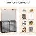 Photo Storage Box 4" x 6" 18 Inner Extra Large Photo Case Large Photo Organizer Acid-Free Photo Box Storage Photo Keeper Photo Storage Case Plastic Craft Storage Box for Photo Stickers Stamps Seeds (Black 18 Boxes) 18 Boxes Black - Buy Online on GoSupps.com