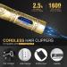 Professional Cordless Hair Clippers for Men - Zero Gapped T-Blade Outliner for Precise Grooming - LED, Low Noise, Rechargeable - Hair, Beard, Body Trimmers Set - Buy Online on GoSupps.com