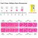 Hot Pink Rhinestones Set with Tools - 10400PCS Jelly Resin Crystals for Nails & Crafts - Non Hotfix Flatback Rhinestones with Sharpener, Tweezer & Picker Pen (Rose AB) - Buy Online on GoSupps.com