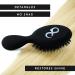 Everlong Hair Mini Boar Bristle Brush - Adds Shine, Promotes Growth, Scalp Massage, Detangling - Safe for All Hair Types - Extensions & Wigs - Matte Black Handle - Buy Online on GoSupps.com