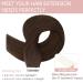 High-Quality Real Hair Tape-In Extensions - 20 Pieces 30g 45cm - Medium Brown #04 - Buy Online on GoSupps.com