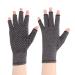 ITODA Compression Arthritis Gloves with Dot Rubber Grips Open Finger Driving Muscle Tension Wrist Support Joint Hand Fingerless Computer Typing Thumb Wrap for Symptoms Rheumatoid & Osteoarthritis
