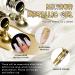 U-Shinein 2x12ml Metallic Painting Nail Gel Liner Gold & Copper Metal Painted Drawing Gel Strong Mirror Reflection Nail Art Paint Nail Liner Gel UV Nail Gel with Build in Thin Brush - Buy Online on GoSupps.com