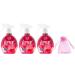 Lenor Crease Releaser Spray Removes Creases in Fabric 500ml Devine Ruby Jasmine Scent 3 pieces + Our Gift for You: Organza Small Bag