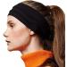 2-Piece Sports Headband Set for Men & Women - Wide Stretchy Hair Bands for Fitness Jogging Cycling & Yoga - Buy Online on GoSupps.com