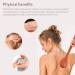 Advanced Dry Body Brush with Long Wooden Handle for Exfoliation and Dead Skin Removal - Shower Brush and Back Scrubber for Ultimate Bathing Experience - Buy Online on GoSupps.com