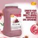 SPA REDI Pomegranate Clay Mask 128 Oz - Deep Cleansing Detoxifying & Hydrating for Pedicure & Body | Natural Bentonite Clay - Buy Online on GoSupps.com