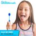 Stilobrush Tongue Cleaner | Dual-edge Panels | 5-tiered Design | Bi-directional Wiping | Fights Bad Breath | Adult & Children 6+ | 1 (Blue) - Buy Online on GoSupps.com