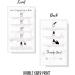 Press-On Nail Application Cards | 50 Pack | DIY Nail Kit Instructions | Marble & Rose Gold Design - Buy Online on GoSupps.com