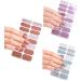 20 Pieces Semi Cured Gel Nail Strips Glitter Gel Nail Sticker Long Lasting Gel Nail Wraps With Soft Glossy Gel Finish Suitable For All Nail Art Enthusiasts Ze0532 - Buy Online on GoSupps.com
