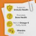 Emulsi n de Escocia Cod Liver Oil Complex with Vitamins A, D, E, B1 - Natural Orange Flavor Dietary Supplement for Immune Support & Bone Health - Essential Omega 3 Fish Oil - 6.5 oz (2-Pack) - Buy Online on GoSupps.com