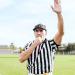 Redgino Men's & Women's Black & White Striped Referee Shirt Short Sleeve Football & Basketball Jersey Costume | Perfect for Halloween & Sports Events - Buy Online on GoSupps.com