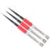 Global Fashion Multipurpose Design Brush Set - Nail Art Painting Crafts - 3 Sizes (Transparent)