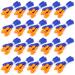 50 Pairs Ear Plugs for Sleeping  Hearing Protection Reusable Silicone Ear Plugs Noise Reduction  Individually Wrapped Earplugs for Shooting  Concerts  Swimming Orange&blue 50 Pair (Pack of 1)