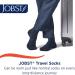 Jobst Travel Knee High Compression Socks - Prevent Deep Vein Thrombosis - 15-20 mmHg - Unisex Black XL - Buy Internationally - Buy Online on GoSupps.com