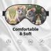 Silky Mouse in Love Sleep Mask - Soft Satin Eye Cover for Travel & Nap | Unisex Blindfold - Silent Night Stars - Buy Online on GoSupps.com