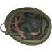 WWII US Army M1 Helmet Replica - Metal Steel Shell with Net/Canvas Chin Strap/Cat Eye Band - Buy Online on GoSupps.com