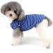 Zunea Small Dog & Cat Striped Summer Shirt - Soft Cotton Cool Vest for Pets (Blue Size M) - Buy Online on GoSupps.com