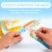 Kids Disposable Stick-on Placemats 40 Count - Summer Time Design - Portable Dining Topper for Toddlers - Individually Wrapped - 12x18 Inches - Buy Online on GoSupps.com